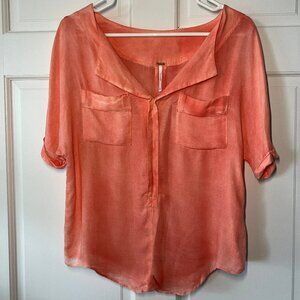 Free People short sleeve flowy t-shirt blouse